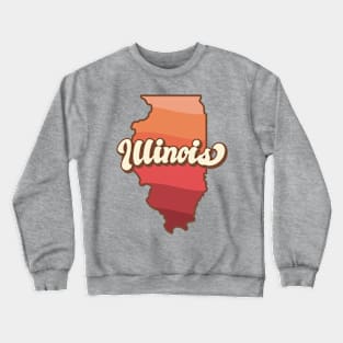 Illinois Retro Crewneck Sweatshirt